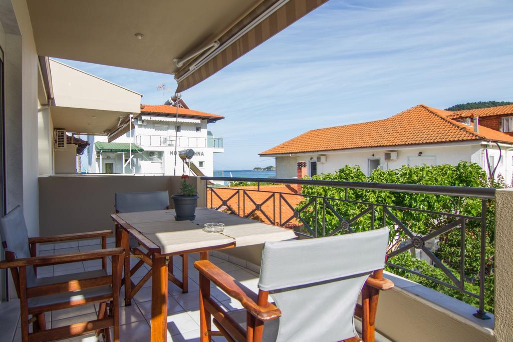 Seabird Apartments Skala Potamia  Bagian luar foto