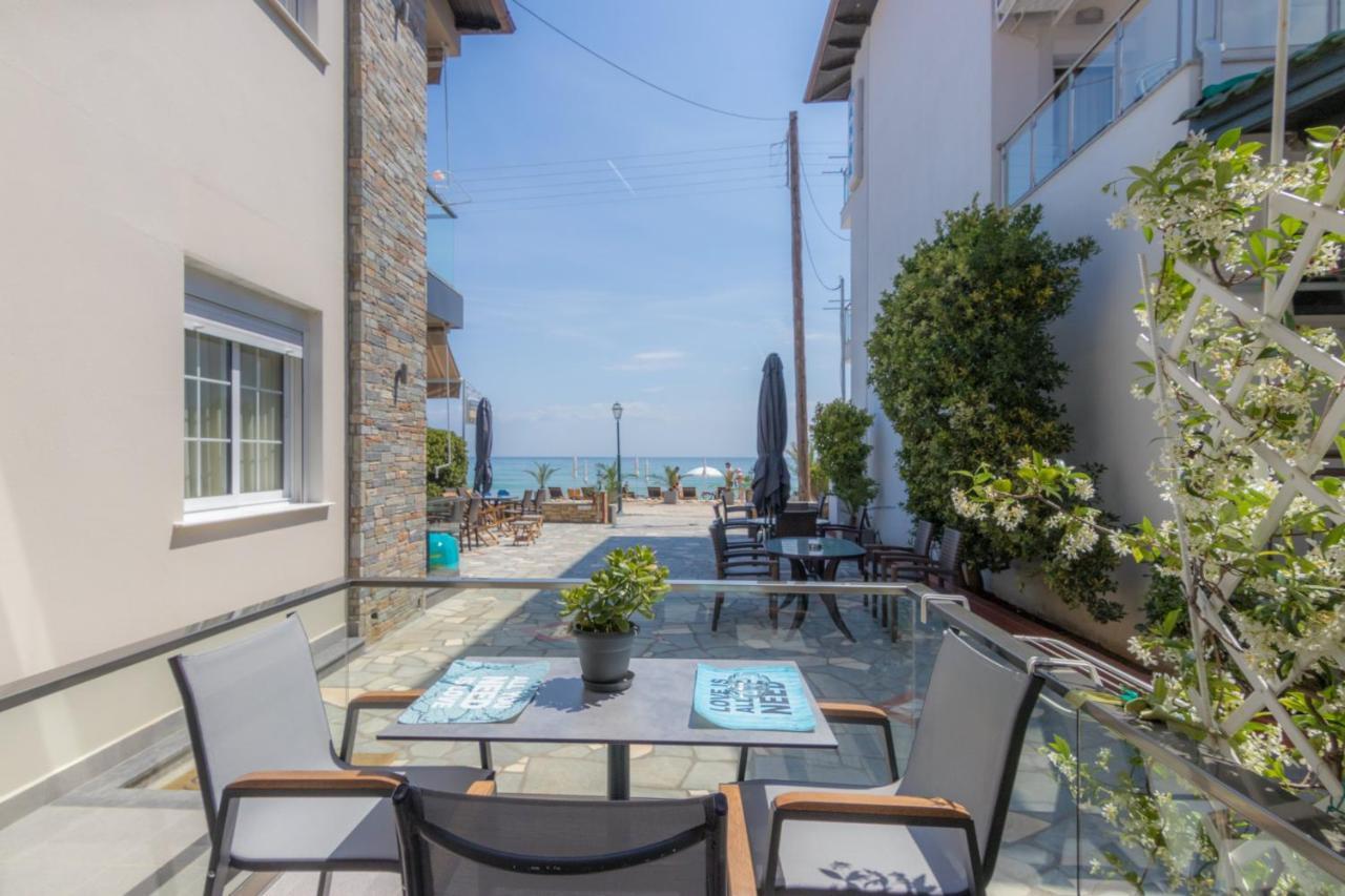 Seabird Apartments Skala Potamia  Bagian luar foto
